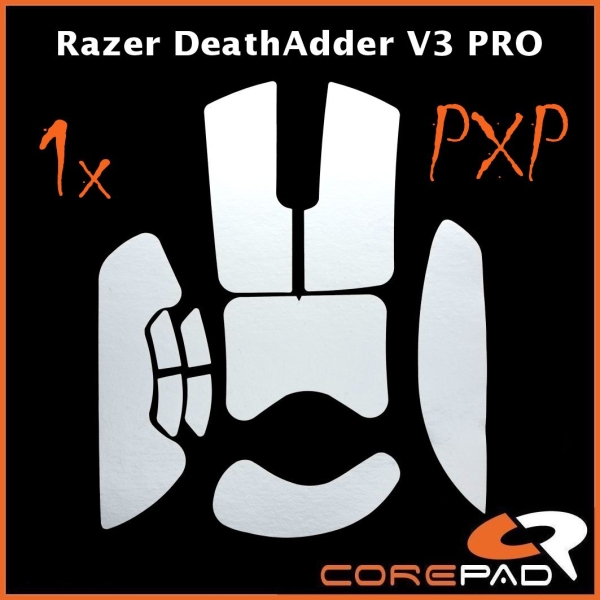Corepad PXP Plain Pure Xtra Extra Performance Grips Mouse Grip Tape Pulsar Supergrip Razer DeathAdder V3 DA 3 DA3 PRO